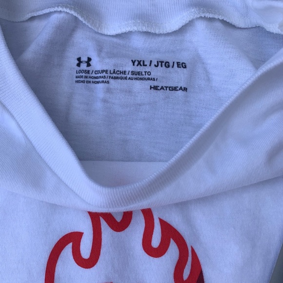 Youth Under Armour Heat Check Short Sleeve Tee - Picture 3 of 4